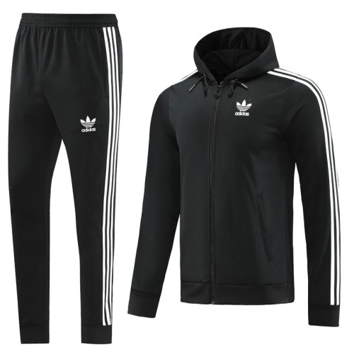 23-24 AD Black Hoodie Jacket Tracksuit #AM02