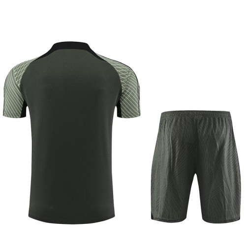 23-24 BAR Army Green Training Short Suit