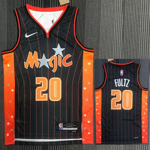 21-22 Magic FULTZ #20 Black City Edition Top Quality Hot Pressing NBA Jersey