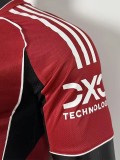 25-26 Man Utd Red Player Version Soccer Jersey