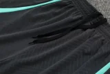 23-24 BAR Green-Black Tank top and shorts suit