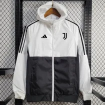 24-25 JUV White Black Windbreaker