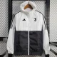 24-25 JUV White Black Windbreaker