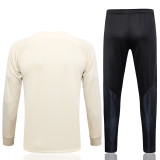 23-24 PSG Beige Jacket Tracksuit #A657