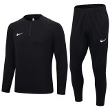 2023 NK Black Half Pull Tracksuit #2249 (半拉链)