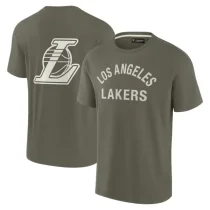 24-25 Lakers LOS ANGELES Army green High Quality Casual T-shirt 24-25 Lakers LOS ANGELES Army green High Quality Casual T-shirt