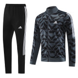 2023 AD Dark Grey Jacket Tracksuit #AJ09