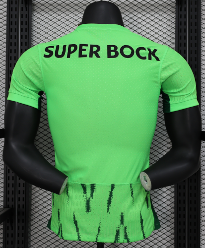 24-25 Sporting Lisbon Third Player Version Soccer Jersey