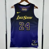 24-25 LAKERS BRYANT #24 Royal blue City Edition Top Quality Hot Pressing NBA Jersey