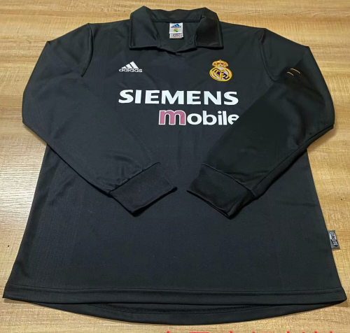 2002-2003 RMA Away Long Sleeve Retro Soccer Jersey (长袖)