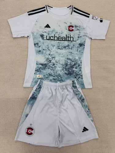 25-26 Colorado Rapids Away Kids Soccer Jersey(带章)