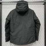 24-25 PSG Jordan Cotton Thickened warm Black Outdoor Jackets #P2加棉冲锋衣