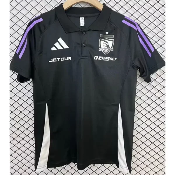25-26 Colo-Colo Black Polo Short sleeve*有领