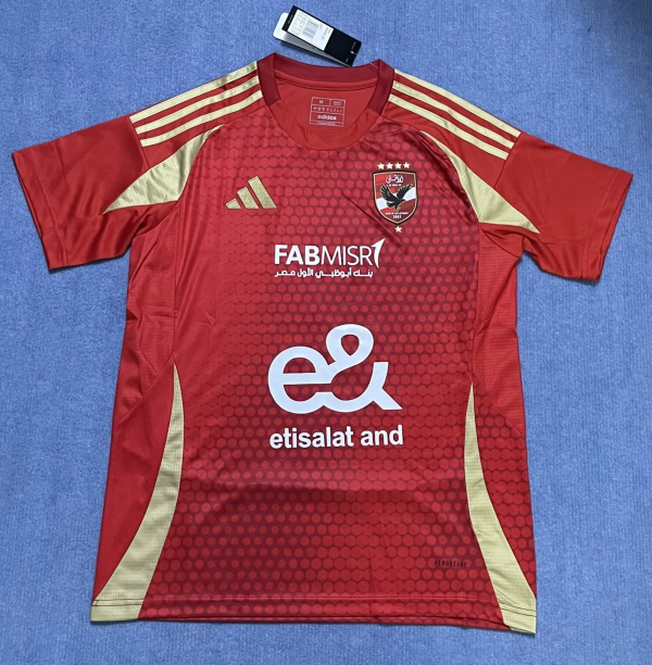 24-25 AL AHLY SC Home Fans Soccer Jersey *开罗国民