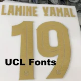 24-25 BAR Home Player Version Soccer Jersey #Only Have AD Logo (胸前不带字)