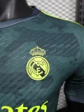 24-25 RMA Green Grey Special Edition Player Version Soccer Jersey 萤光黄S