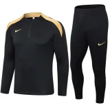 24-25 NK Black Half Pull Tracksuit (半拉链)