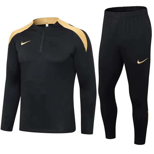 24-25 NK Black Half Pull Tracksuit (半拉链)