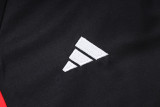 23-24 Sao Paulo Black Half Pull Tracksuit (半拉链) #B654