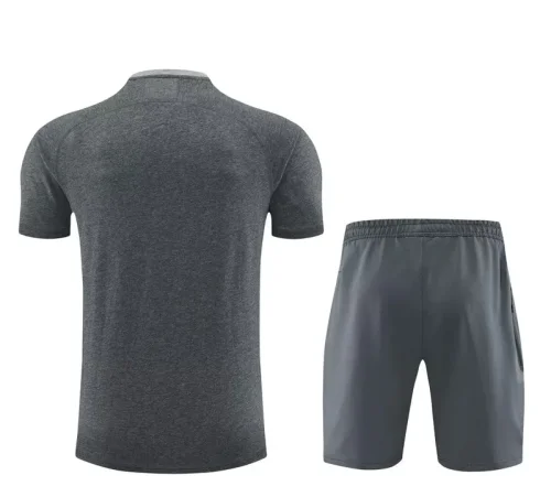 2024 NK Grey Training Short Suit (100%Cotton)纯棉