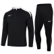 24-25 NK Black Half Pull Tracksuit #05(半拉链)(白色领)