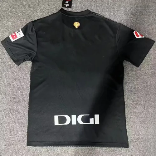 24-25 Bilbao Black Goalkeeper Fans Soccer Jersey