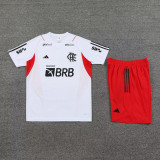 23-24 Flamengo White Training Short Suit