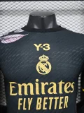 24-25 RMA Black Special Edition Player Version Soccer Jersey *Y3黑