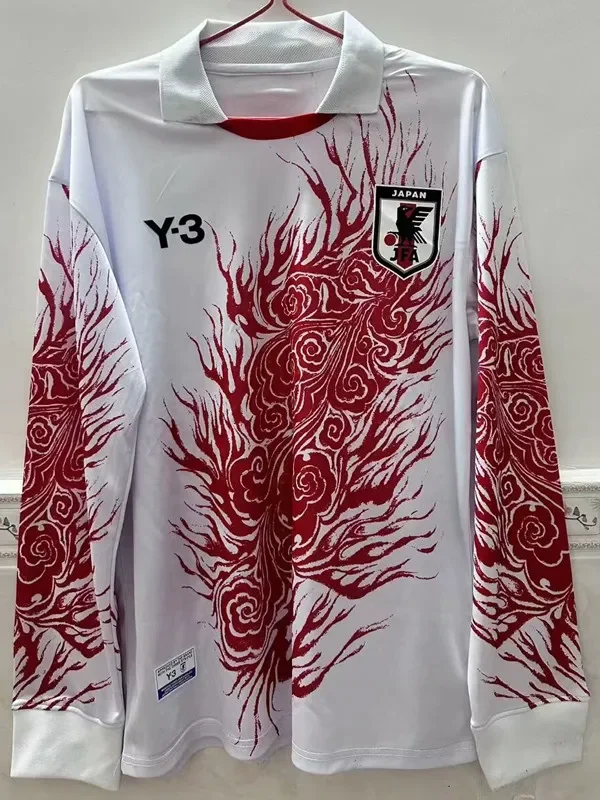 24-25 Japan Y-3 Away Long Sleeve Soccer Jersey (长袖)