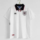 1994-1995 England Home Retro Soccer Jersey