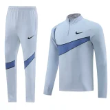2023 NK Blue-Gray Half Pull Tracksuit #NB07(半拉链)