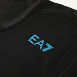 23-24 Napoli Black Jacket Tracksuit #01