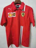 Ferrari Formula One Red Short Sleeve Racing Suit (法拉利有领)