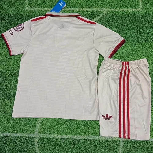 24-25 Bayern Third Kids Soccer Jersey *带袖广告