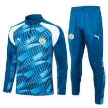 23-24 Man City Blue Half Pull Tracksuit #B716(半拉链)