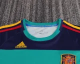 2010 Spain Green Goalkeeper Retro Kids Soccer Jersey