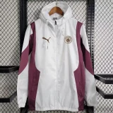 24-25 Man City Red White Windbreaker