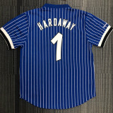 MAGIC HARDAWAY # 1 Blue MitchellNess Retro Jerseys