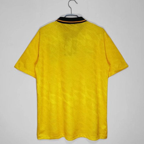 1991-1993 Brazil Home Soccer Jersey