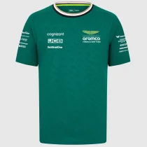2024 F1 Aston Martin #14 Green T-Shirts Racing Suit(圆领)