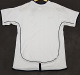 2002 England Home White Retro Soccer Jersey