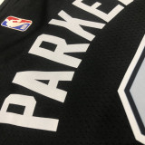 22-23 SA Spurs PARKER #9 Black Top Quality Hot Pressing NBA Jersey (Trapeze Edition)