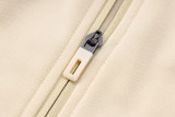 23-24 Man Utd Beige Hoodie Jacket Tracksuit #F445
