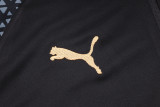 23-24 Marseille Black Half Pull Tracksuit #B735(半拉链)(金标)