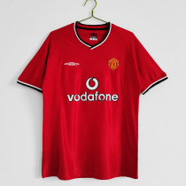2000-2002 Man Utd Home Retro Soccer Jersey