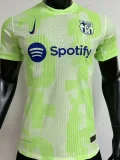 24-25 BAR Fluorescent Green   Player Version Soccer Jersey