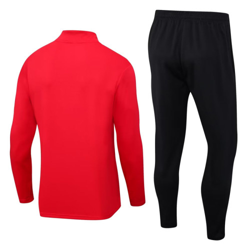 2023 JOMA Red Half Pull Tracksuit #2313 (半拉链)