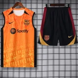 24-25 BAR Orange Tank top and shorts suit