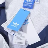 24-25 Man Utd White&Royal Blue Windbreaker