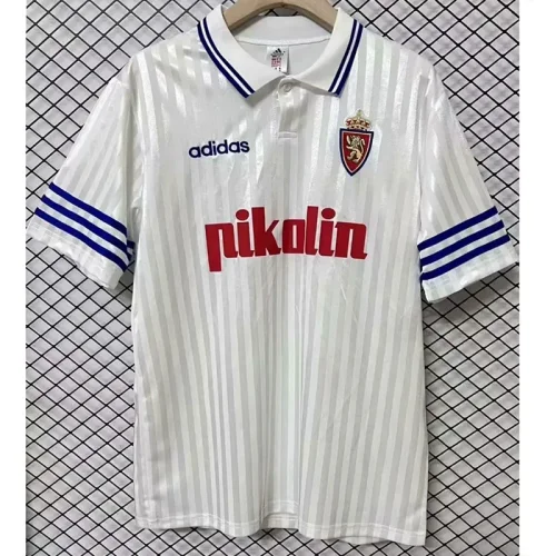1995-1996 Zaragoza Home Retro Soccer Jersey